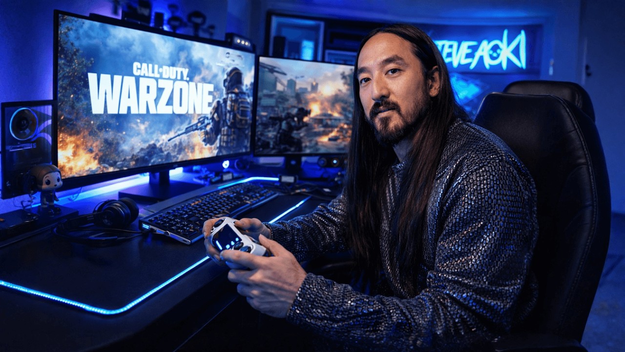😱 Can DJ Steve Aoki Pull Off This Crazy 4v2 End Game on Verdansk | Warzone Gameplay
