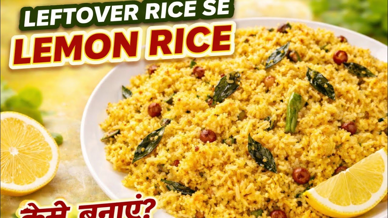 Left Over Rice Se Lemon Rice 🍋Kaise banaye