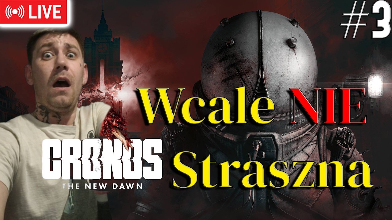 Wcale nie straszna gra :) Cronos: The New Dawn #3 🔴NA ŻYWO Lecimy dalej