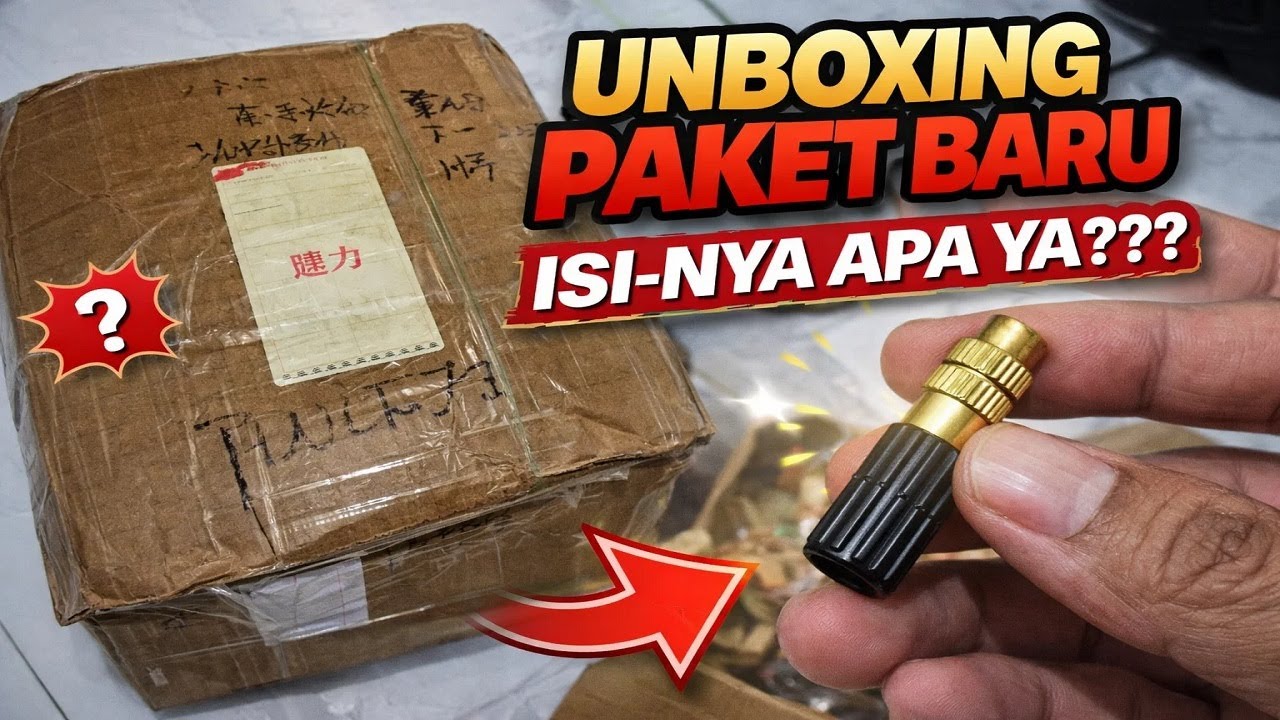 Unboxing Paket Kecil Tapi Penting! Nozzle Sprayer Kabut Kuningan