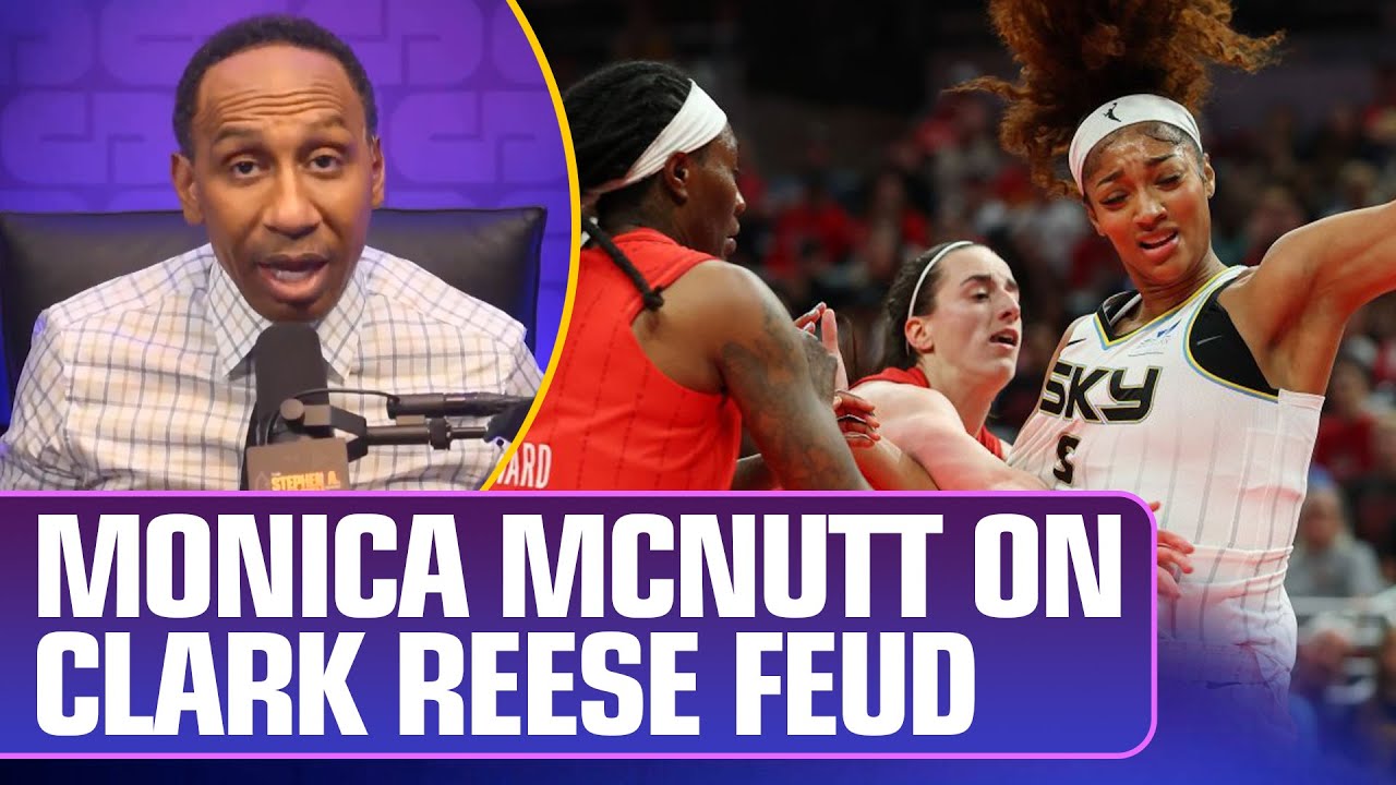 WHAT is going on with Angel Reese and Caitlin Clark? With Monica McNutt