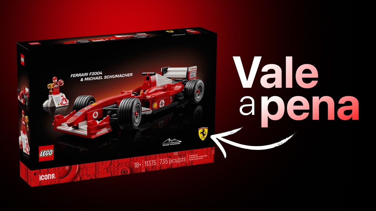 LEGO 11375 Ferrari F2004. Vale a pena montar?