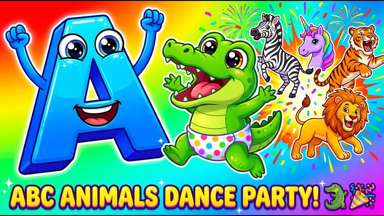 ABC Animals Dance and Sing Song | Learn Alphabet A to Z | Nursery Rhymes for Kids