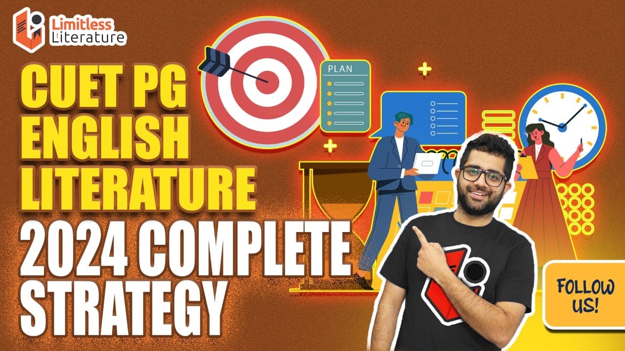CUET PG English Literature 2025 Complete Strategy | Easy To Crack In First Attempt