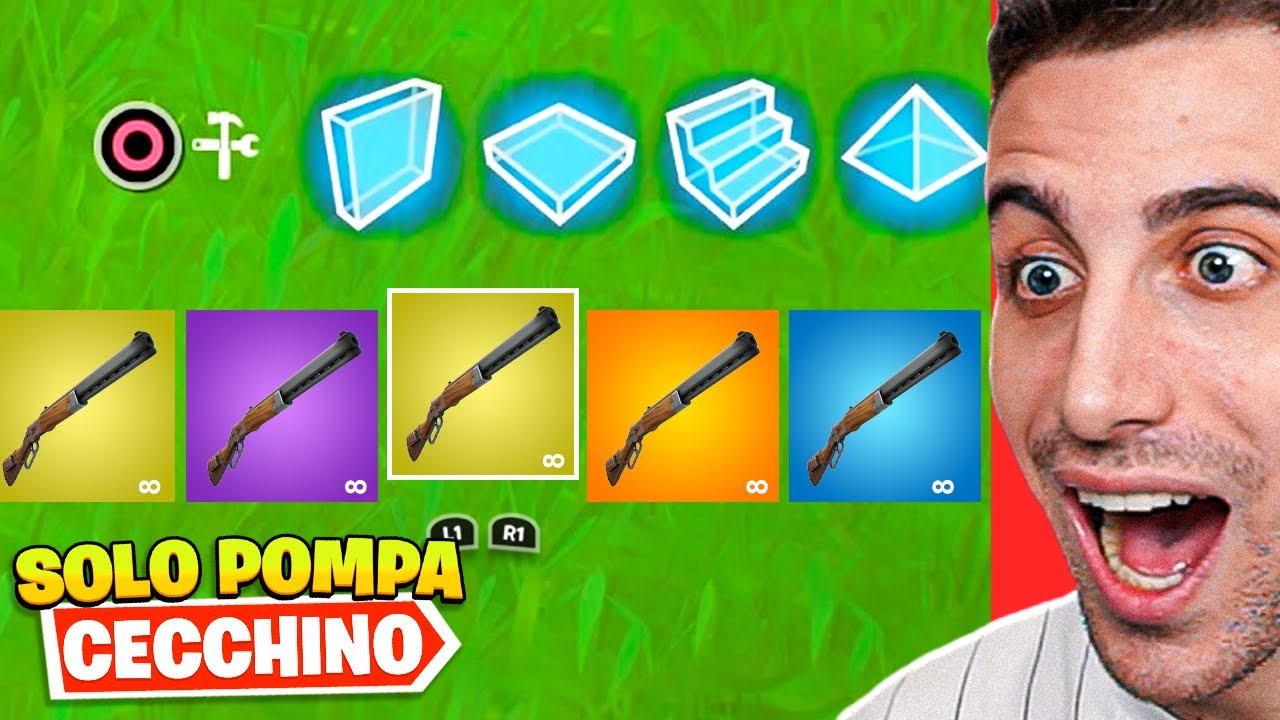 Gioco con SOLO il *NUOVO* Cecchino Pump e VINCO! *TROPPO FORTE* Stagione 3 Capitolo 4 Fortnite ITA!