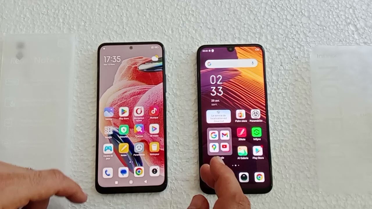 Redmi Note 12 vs infinix Note 11 : speed test