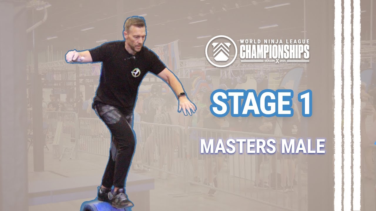 MASTERS MALE | STAGE 1 | SEASON X | 2025 World Ninja League Championships