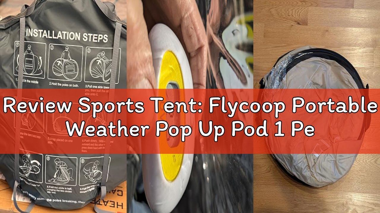 Review Sports Tent: Flycoop Portable Weather Pop Up Pod 1 Person to Provide Shelter from Wind Rain a