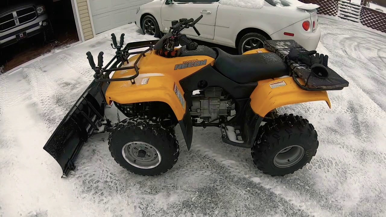 Honda Recon 250 - полноприводный снегоуборочный автомобиль с двумя ведущими колесами - самодельны...