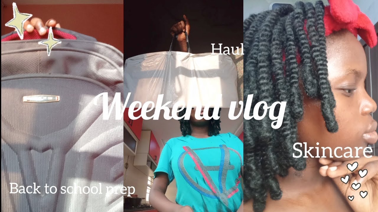 WEEKEND VLOG 🌸|skincare | hauls | outing | back to school prep, etc.