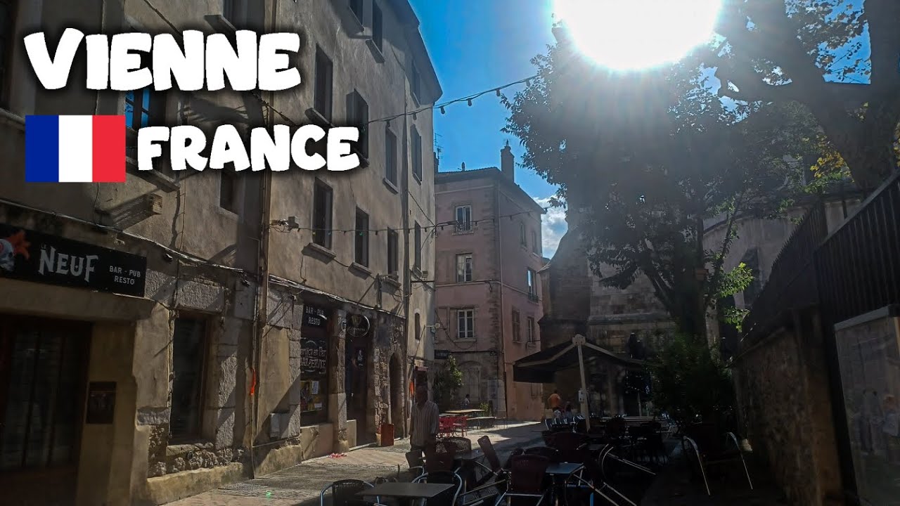 Vienne(38200), France, Walking Tour 40min - 1080p, 30fps