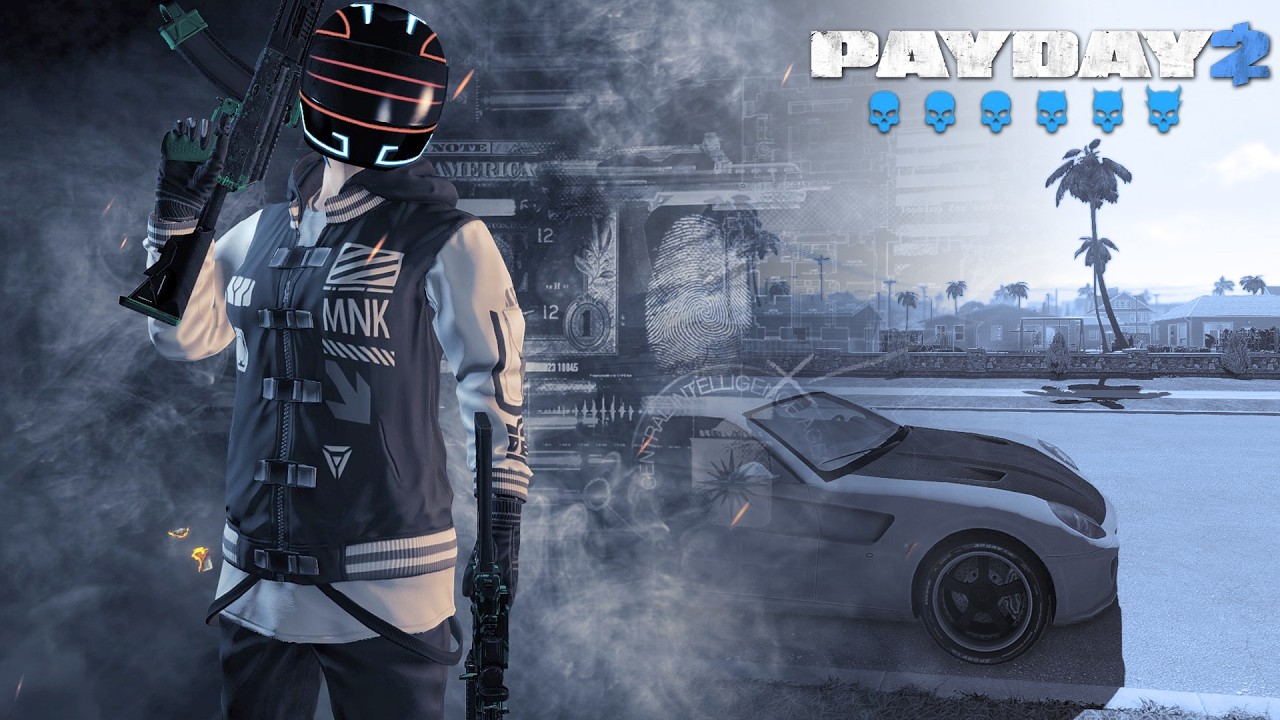 Payday 2 Counterfeit DSOD Ak 17 Rifle, Tatonka SMG, Perk: Hacker, Joker