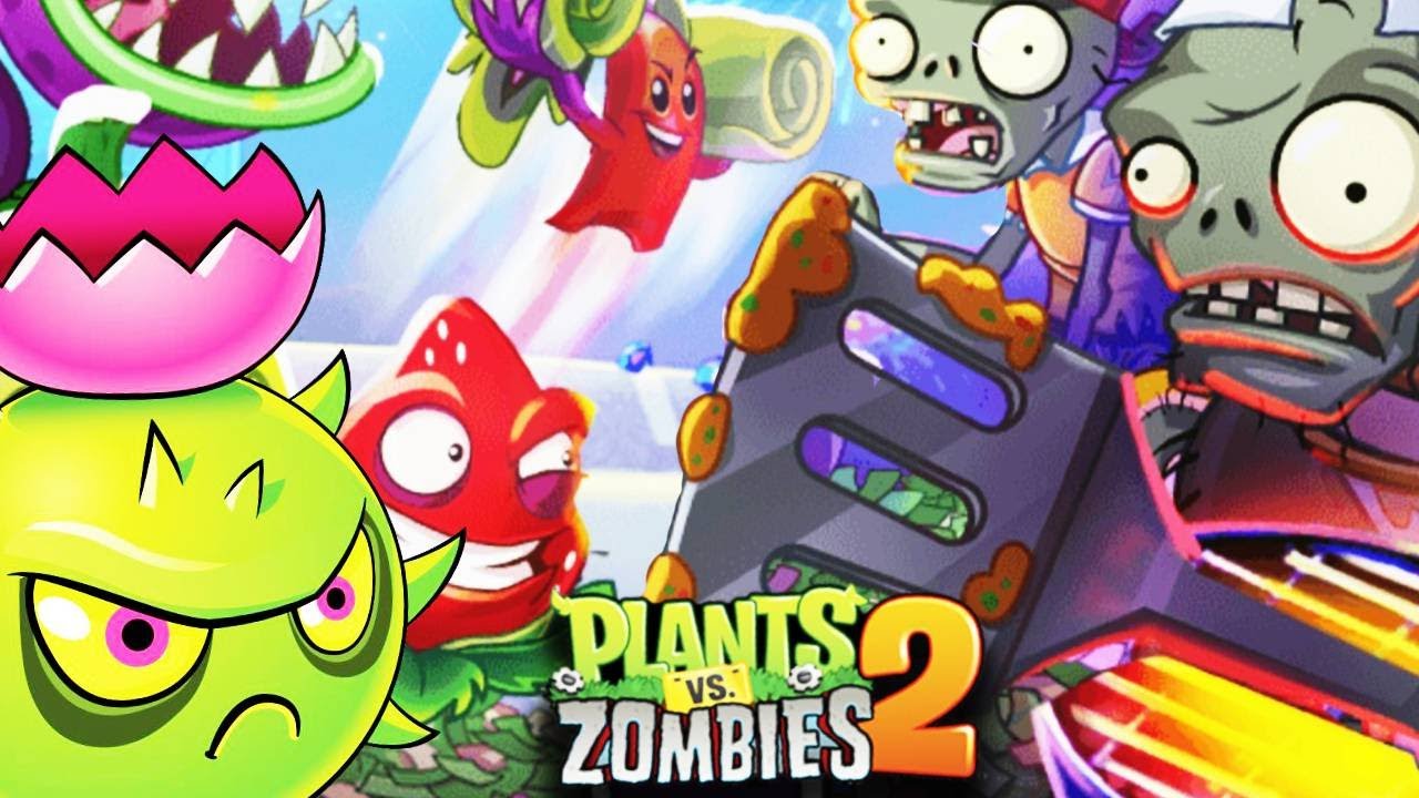 КЛУБНЯШКА УБИВАШКА и ЧЕРТОПОЛОХ против ЗОМБИ / Plants vs Zombies 2