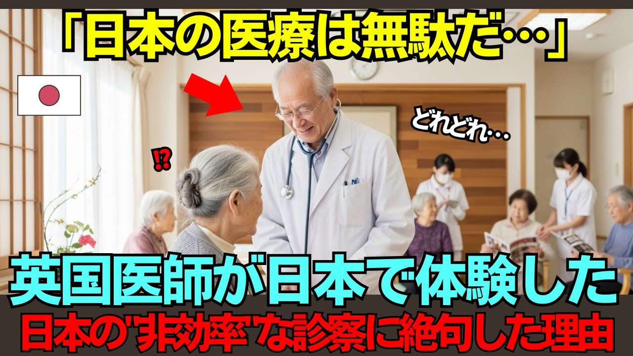 【海外の反応】「これは医療じゃない！」イギリス人医師が日本の診療所で見た