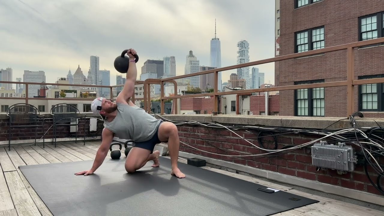 Kettlebell Strength Workout: Get-Ups & Upper Body