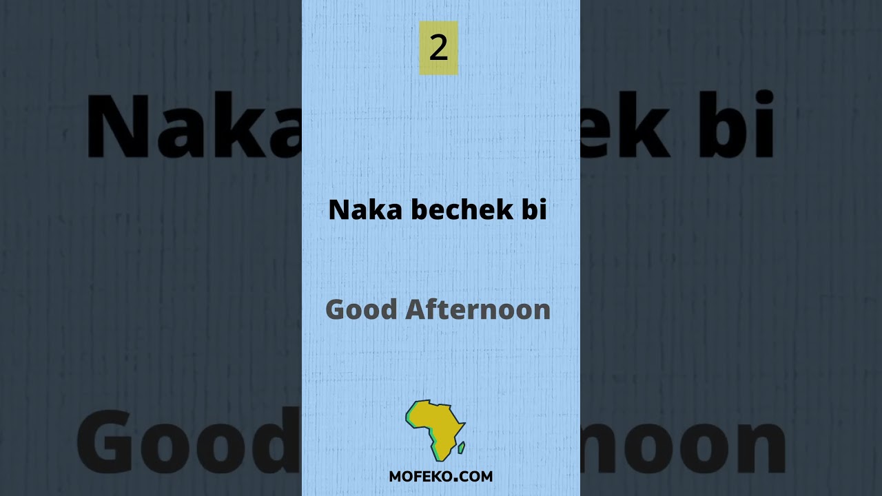 4 basic Gambian Wolof greetings 👋