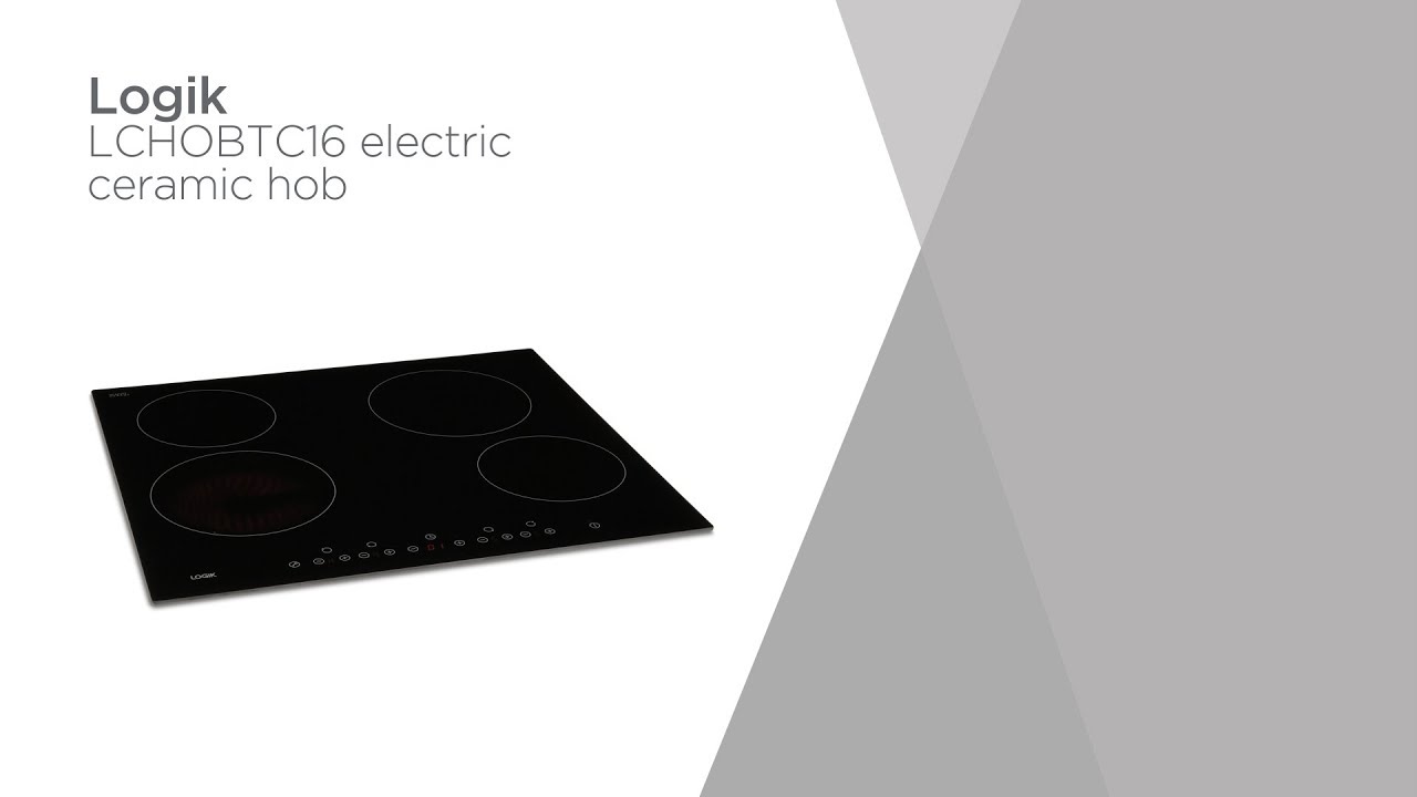 Logik LCHOBTC16 Electric Ceramic Hob - Black | Product Overview | Currys PC World