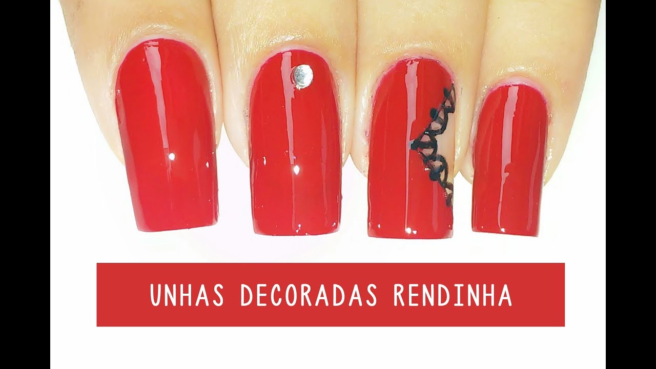 Unhas Decoradas Rendinha Super Fácil