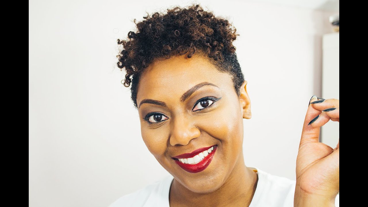 Quick Style for Growing Out Shaved Sides on Natural Hair