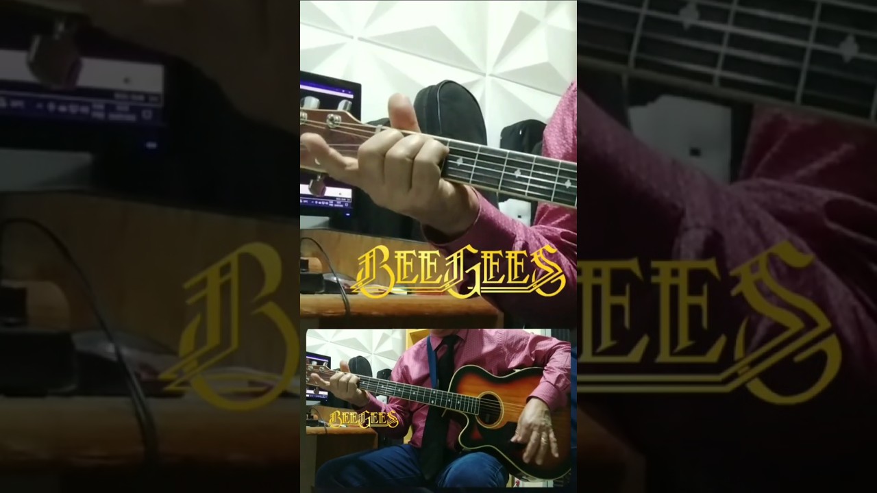 Cherry Red - Bee Gees Guitar Cover 🎸🎙Electro-acoustic Guitar without the Distortion🎙🎸#beegeescover