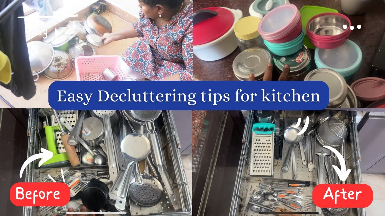 தமிழில்~ Kitchen Decluttering Tips | கிச்சனை சுத்தமாக வைக்க ஆசையா? | clutter Free kitchen in Tamil