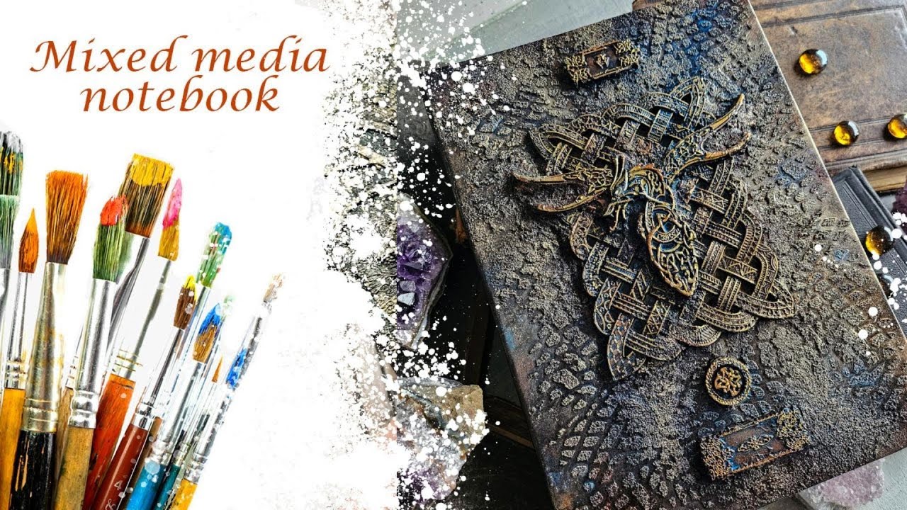 TUTORIAL Celtic mixed media book