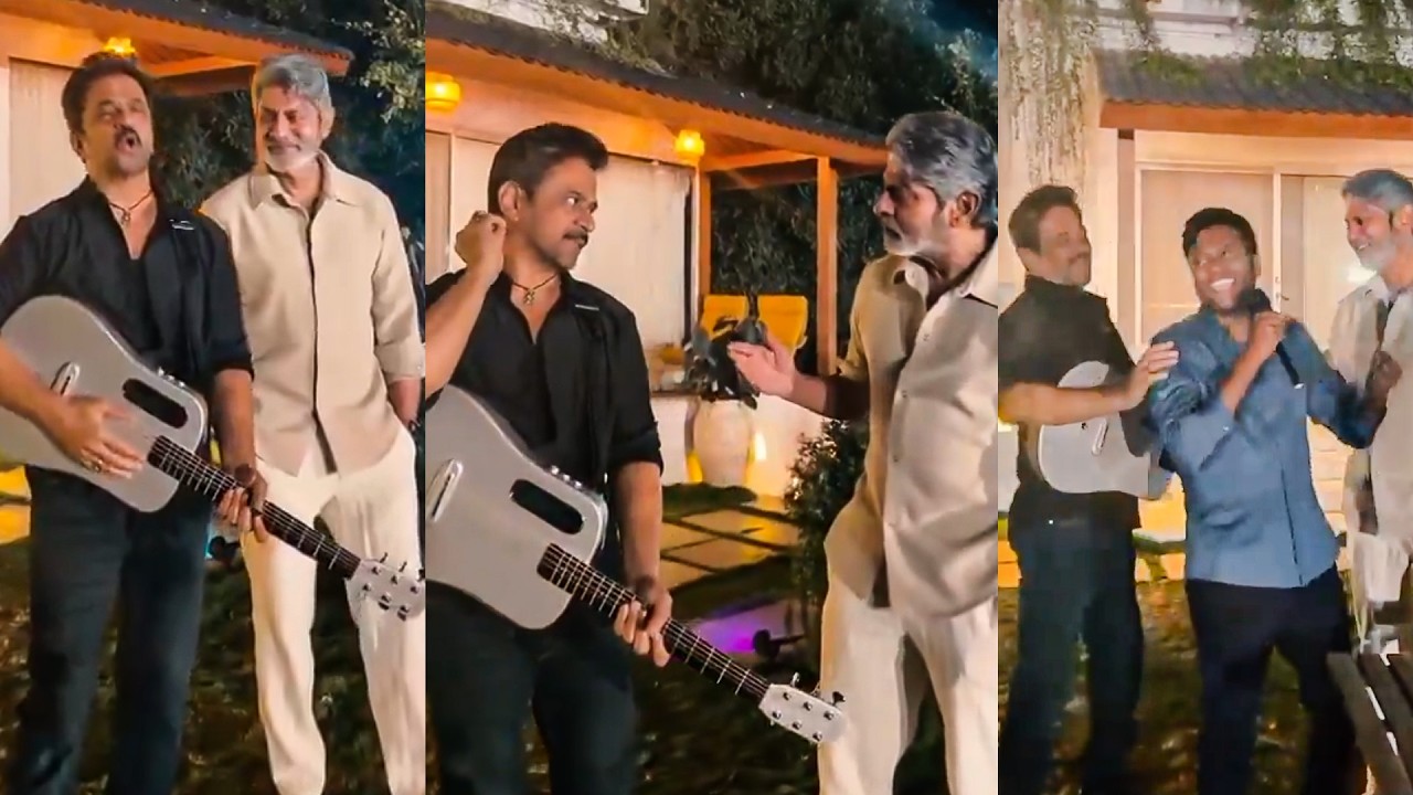 Arjun Sarja Sings Payaname for Jaggupathi Babu | #SeethaPayanam | TFPC