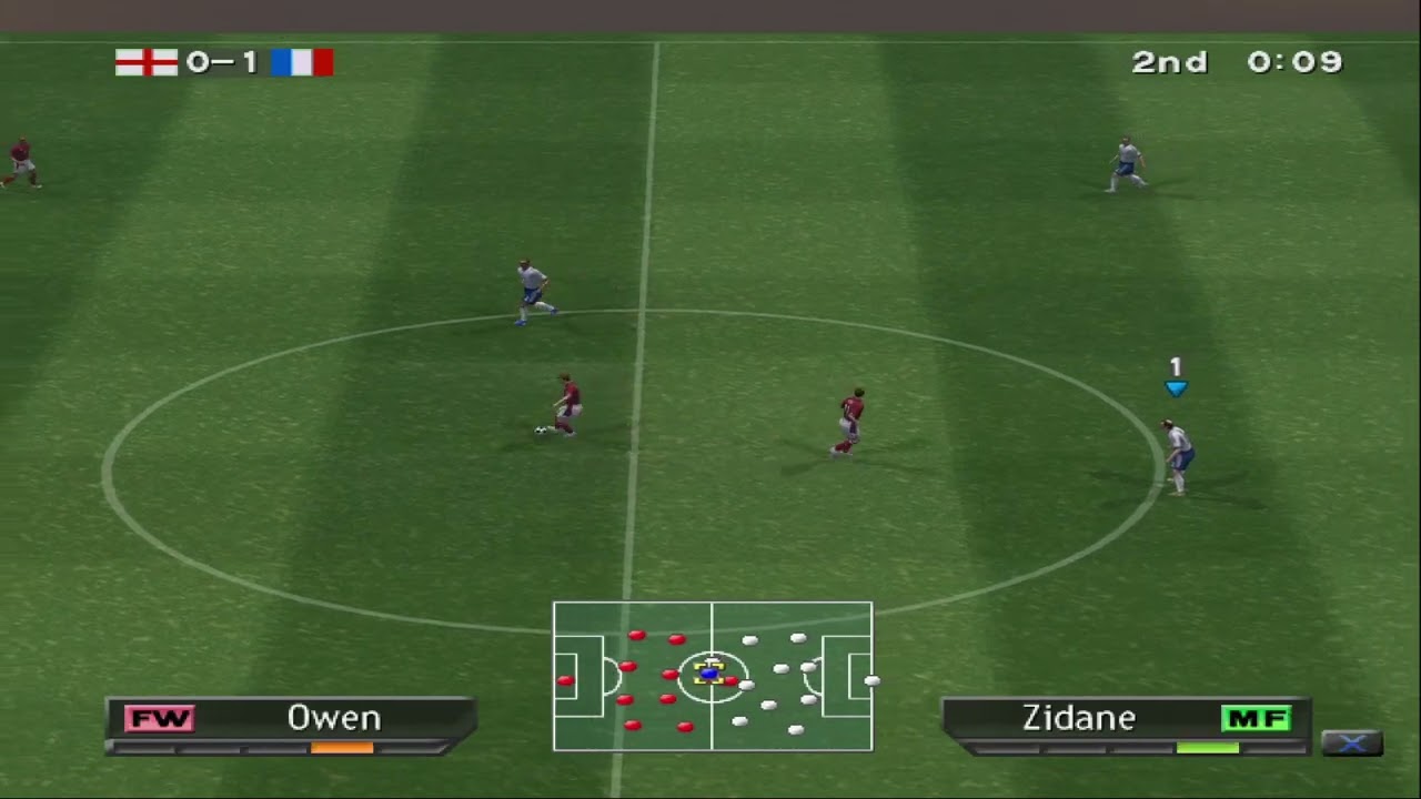Winning Eleven 6 Final Evolution - France vs England - PS2 Emulator - 6K/60FPS