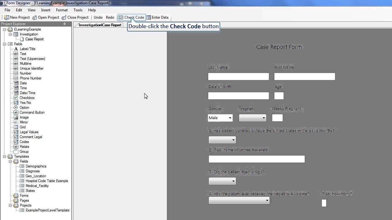 Epi Info 7 Skip pattern using an 