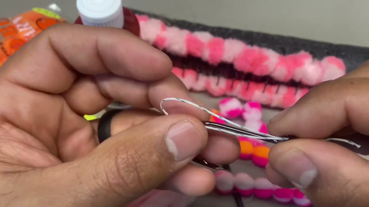 HOW TO tie a yarn ball leader for steelhead fishing