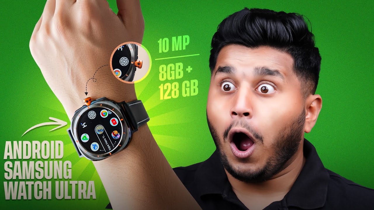 Killer 5G Android Smartwatch⚡️|| With 10MP HD camera, 8GB+128GB Storage😱, video calling, HW S12 Call