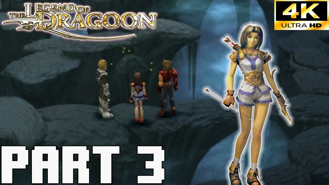 Legend Of Dragoon 100% WALKTHOUGH | FULL GAME | Part 3 - PRAIRIE - LIMESTONE CAVE - UROBOLOS
