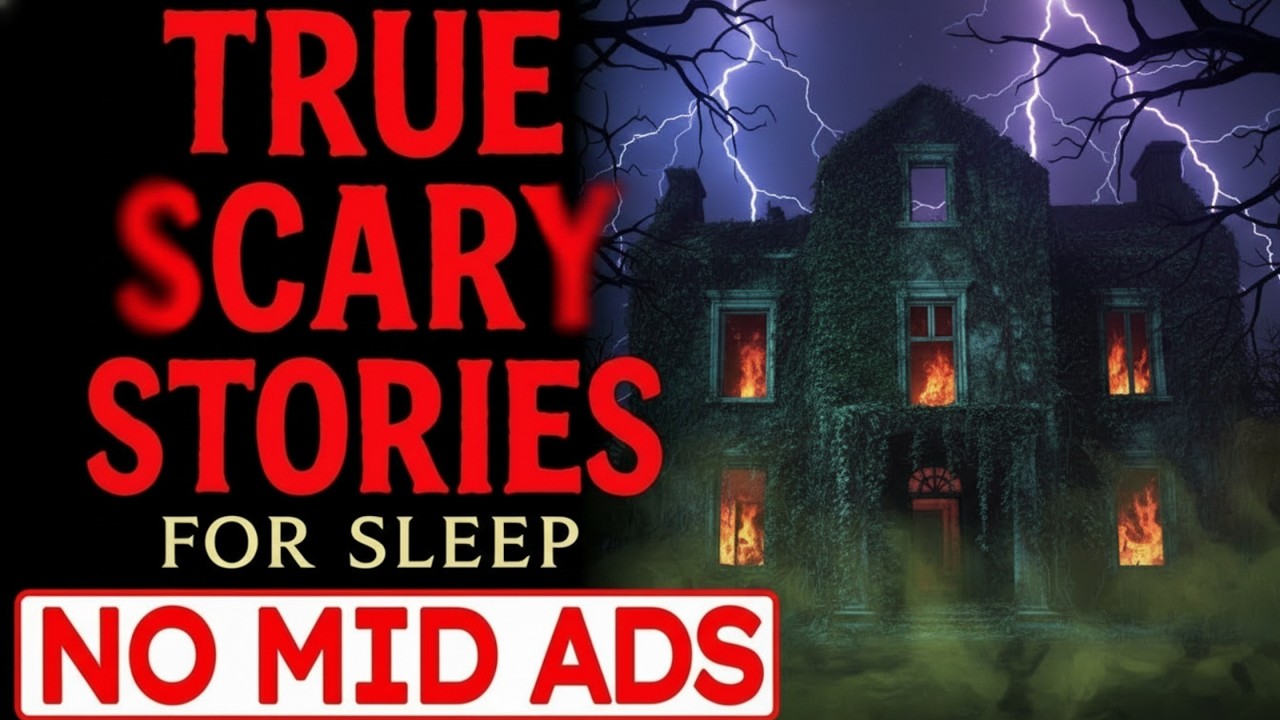 NO ADS 🛑 2 HOURS of TRUE Scary Stories for Sleep | Gentle Rain Sounds | Black Screen | Vol 48