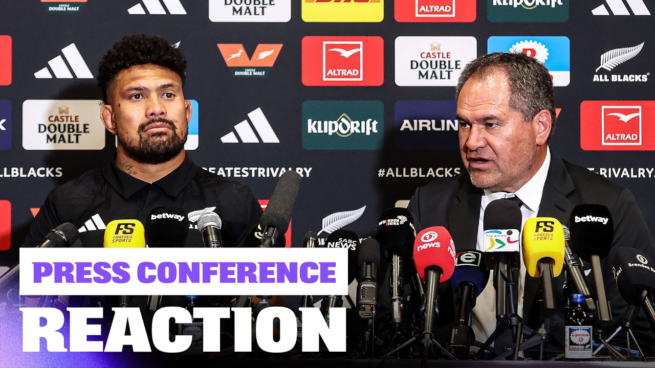 Первая реакция All Blacks на второй тестовый матч со Springboks | Пресс-конференция (Кейптаун)