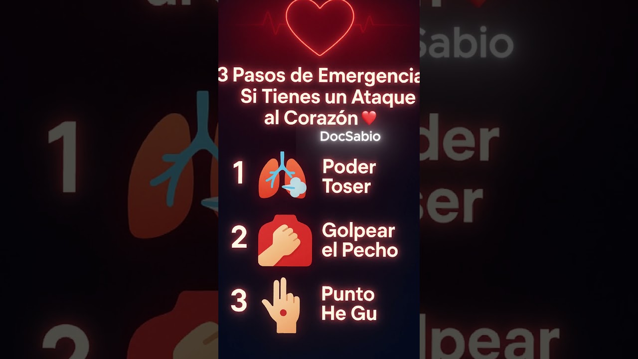 Qu&eacute; Hacer Durante un Infarto 🚨 | Salud Senior  #saludsenior #remediosnaturales #bienestarsenior