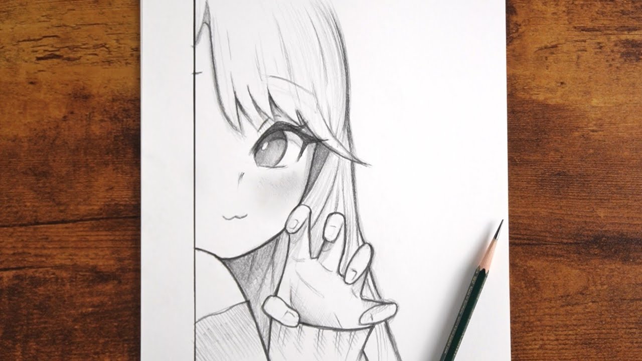 How to Draw a Cute Anime Girl | Drawing Anime Hand