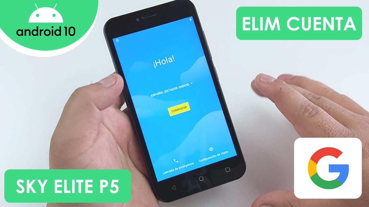 Eliminar Cuenta de Google SKY Elite P5 | Android 10