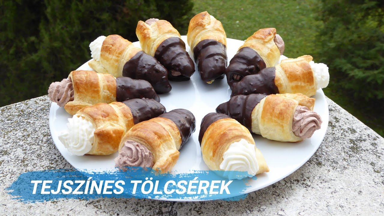 TEJSZÍNES TÖLCSÉREK (Caracolas de nata) mindig ezt fogod készíteni - SPANYOL FALATOK ANGELLEL