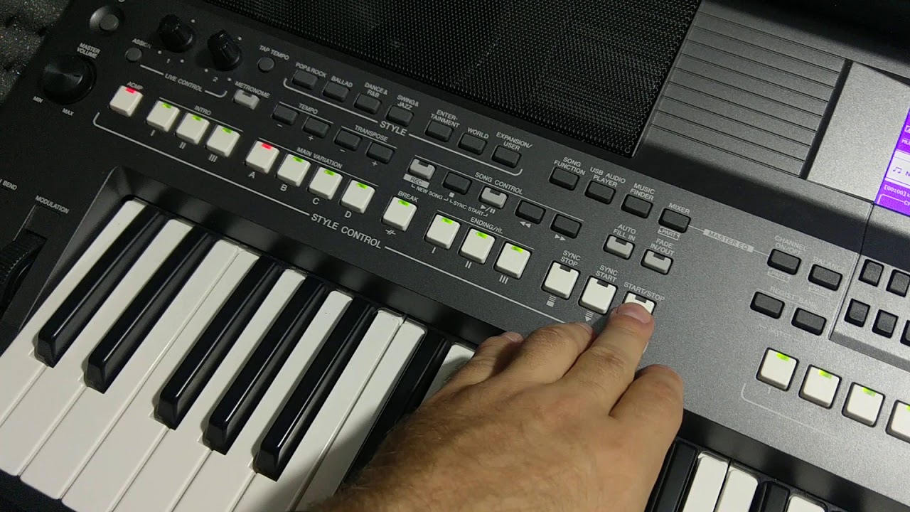 What is Auto Fill in / Fade in out & Mixer - Yamaha PSR Tutorial