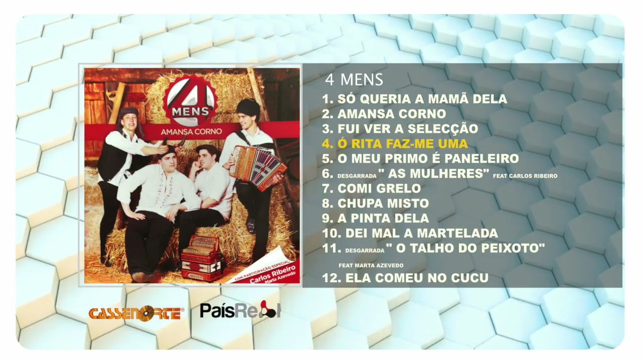 4 Mens -  Amansa Corno ( Full Album)