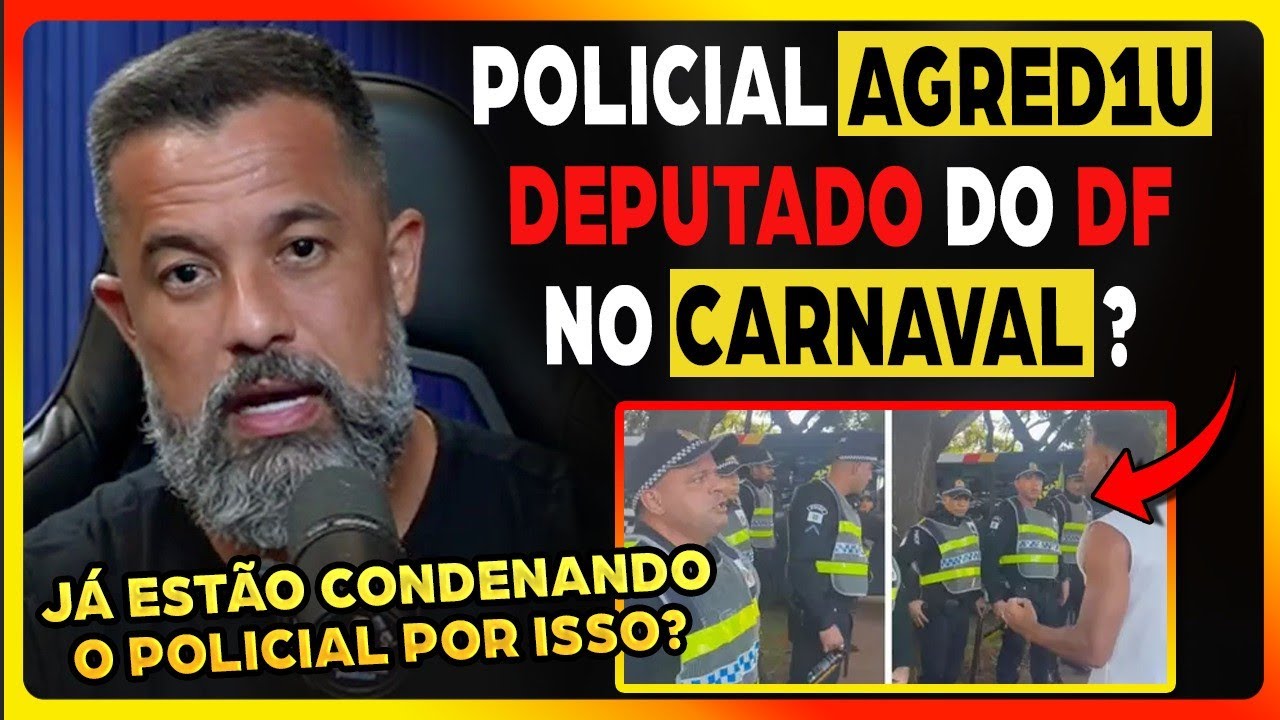 GLAUBER REAGE a POLICIAL que AGRED1U DEPUTADO no CARNAVAL | Fala Glauber