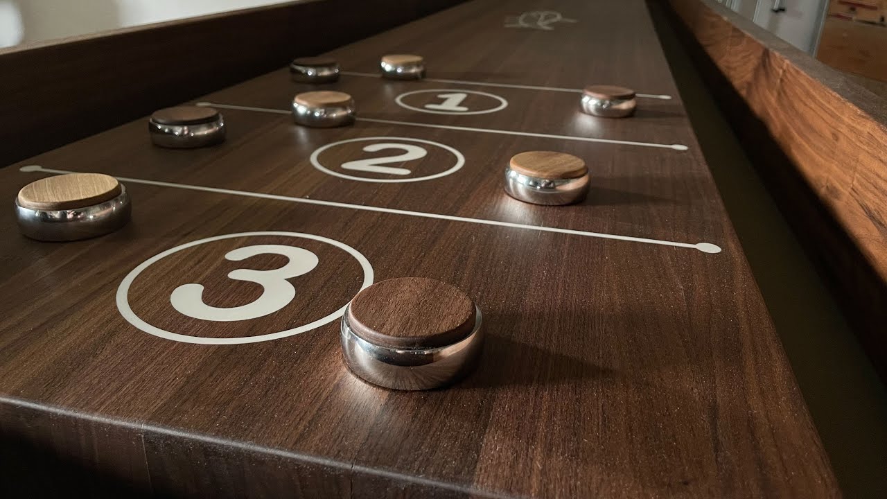 Walnut Shuffleboard Table Build | A Documentary