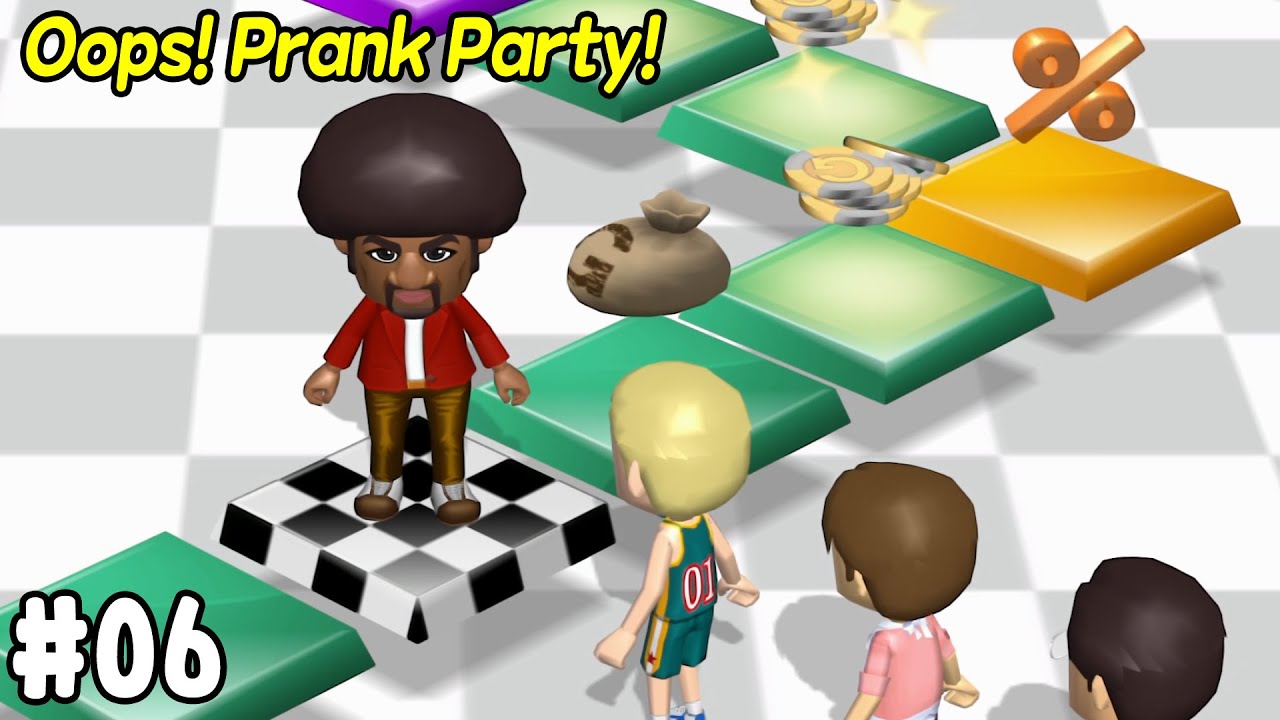 Oops! Prank Party Playthrough 6 Mommy- Island 30 Turn [Wii] パーティーゲームボックス100