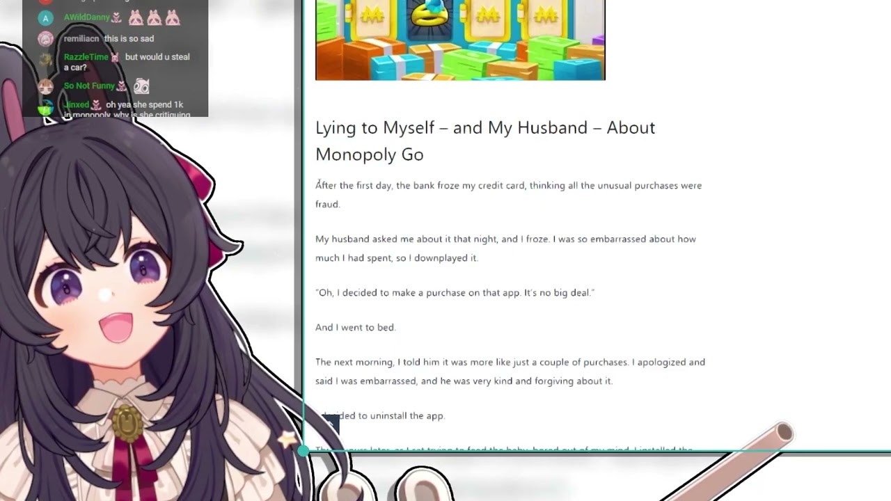 Pippa and monopoly go addicted woman