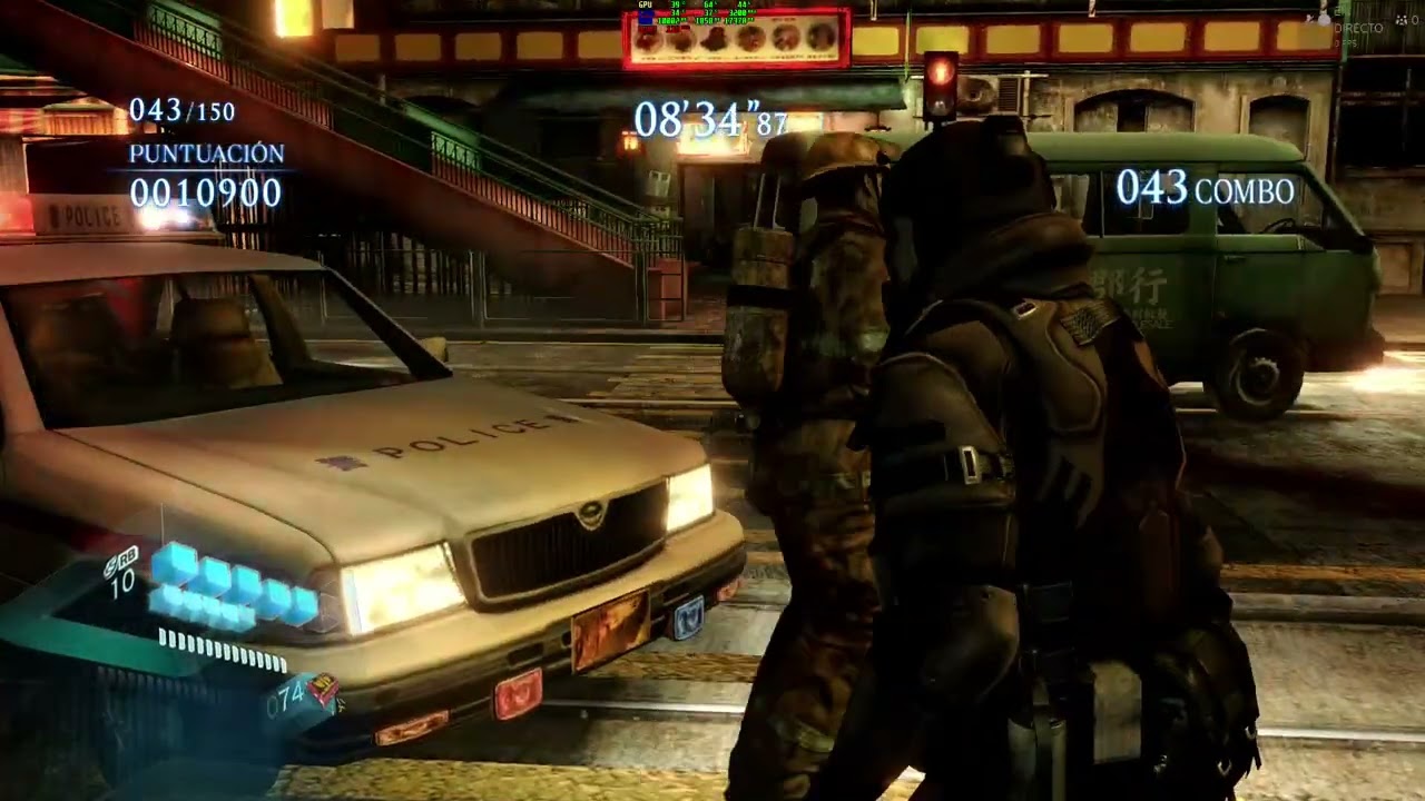 RESIDENT EVIL 6  Mercenarios Caos Urbano