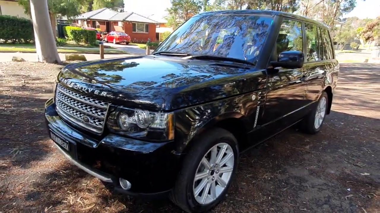 2012 Range Rover Vogue SCV8 black