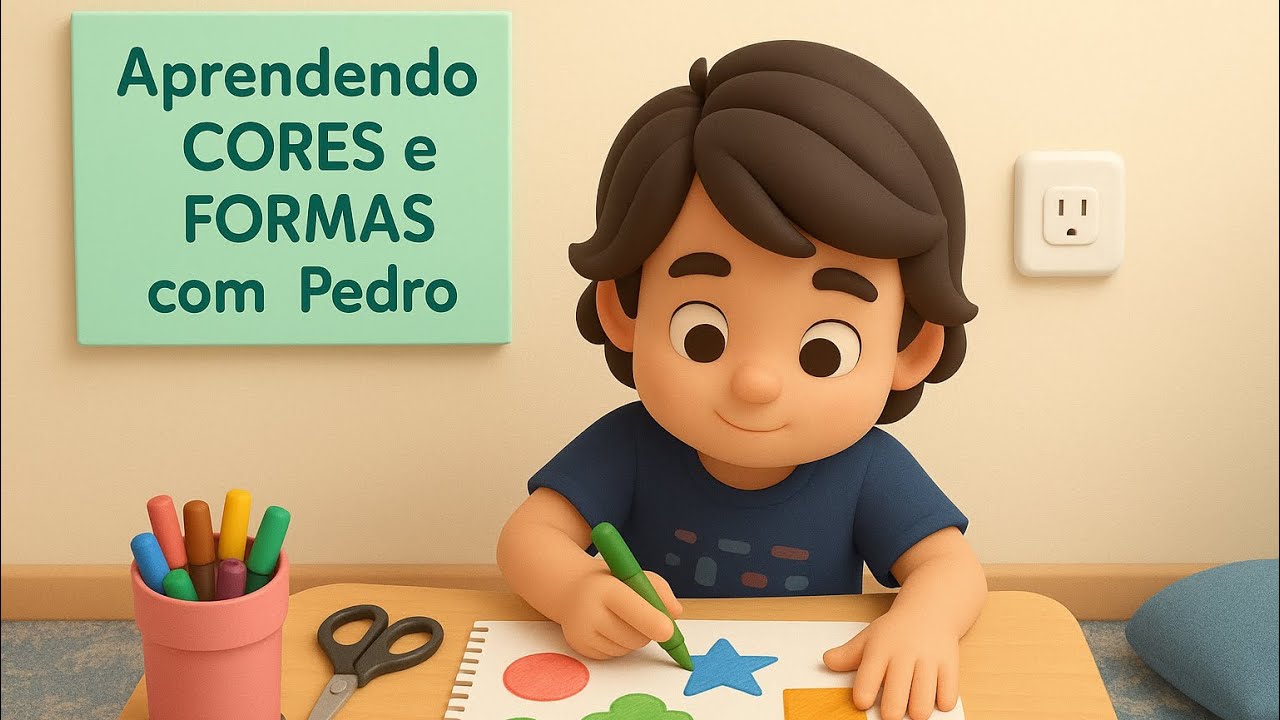 Aprendendo as CORES e FORMAS com Pedro