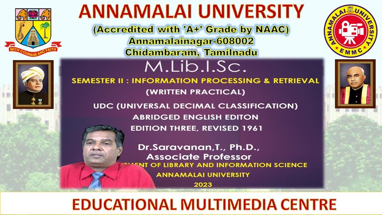 UNIVERSAL DECIMAL CLASSIFICATION - Library