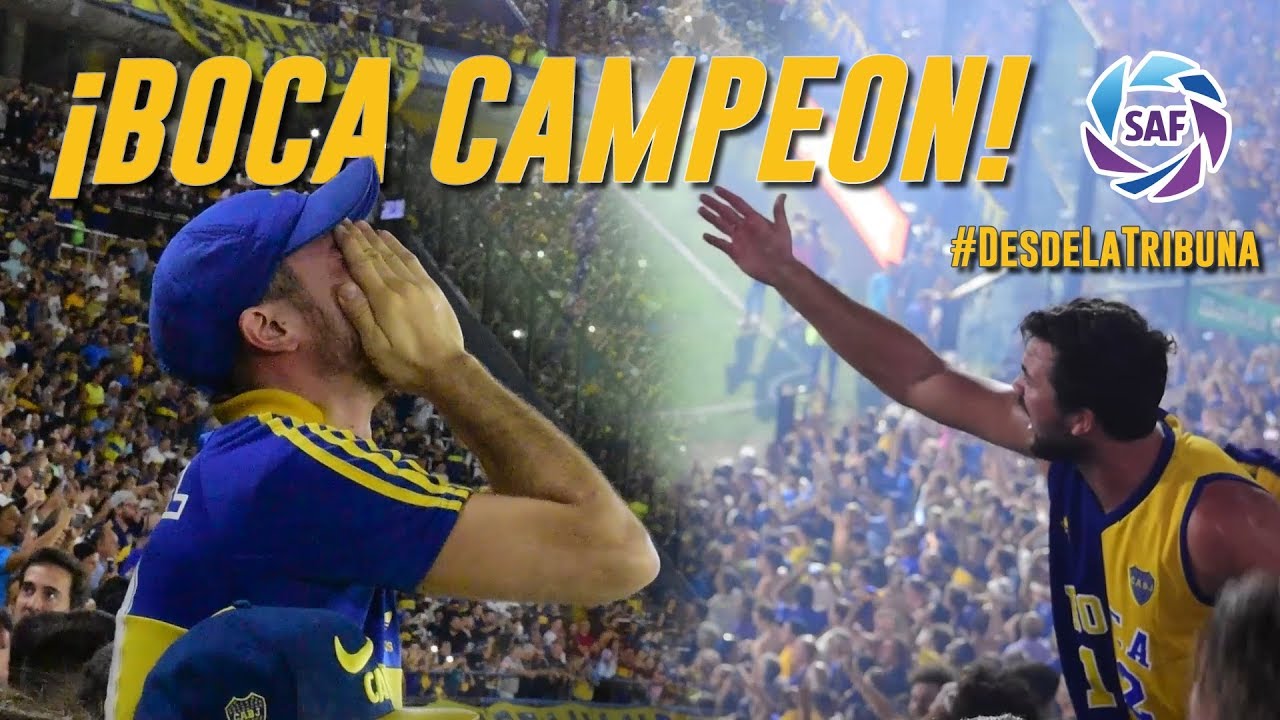 [#DesdeLaTribuna] ¡BOCA CAMPEÓN DE LA SUPERLIGA! - Boca Jrs. 1 Gimnasia LP 0