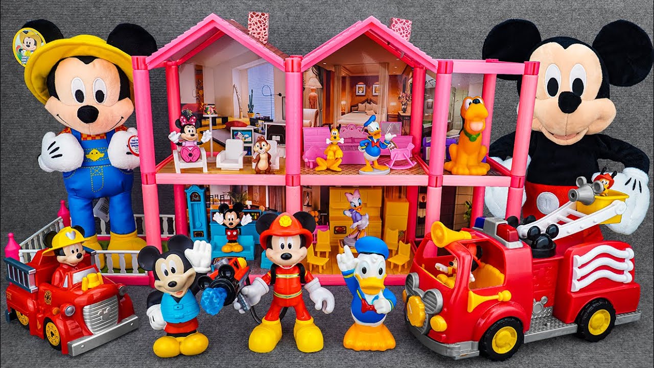 Satisfying with Unboxing Disney Junior Fire Rescue Mickey Mouse Playset | Review Toys ASMR